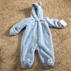Carters Sherpa Baby Bear Suit- 6 months